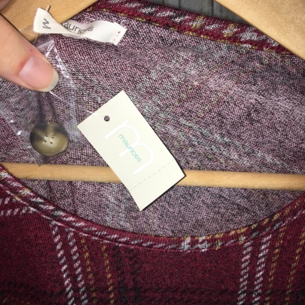 NWT Maurices Two Toned Blouse - Picture 6 of 6